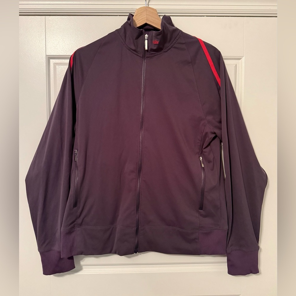 Women’s Nike Golf  Purple Full Zip Jacket with Pink Accents